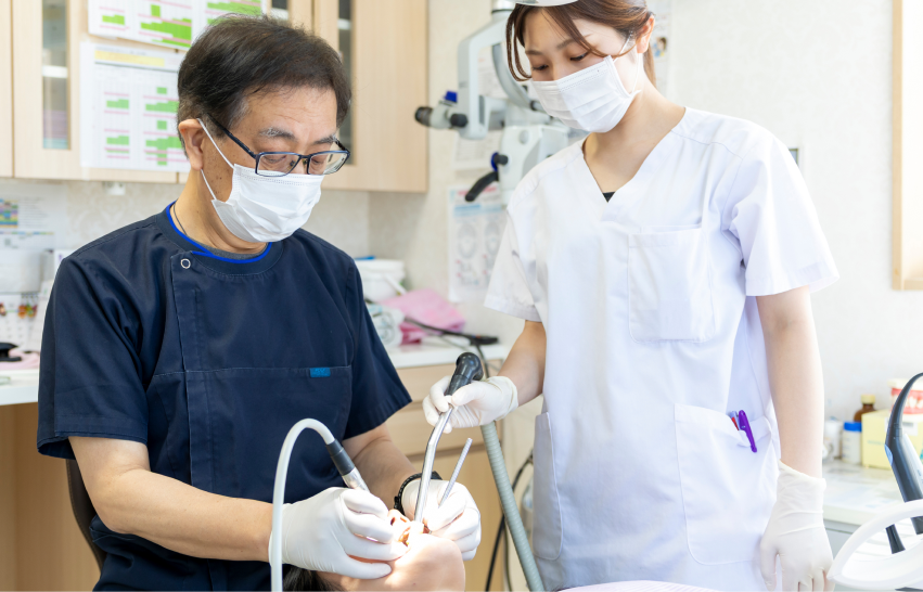 「治す歯科」から「守る歯科」へ。健康寿命を延ばすための診療を行っています。